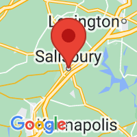 Map of Salisbury, NC US